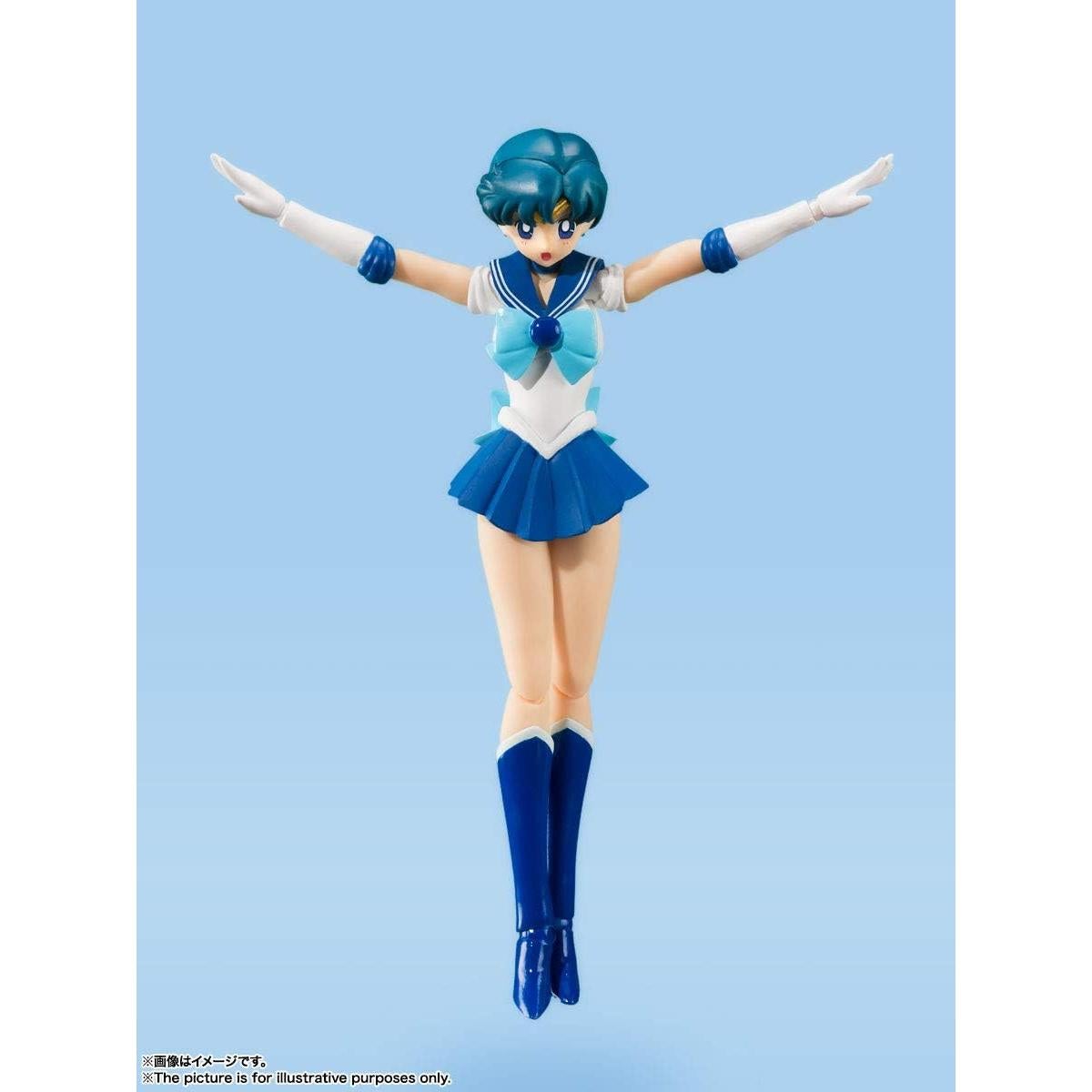 Figura S.H. Figuarts Sailor Mercury Bandai 15 cm Edición Color