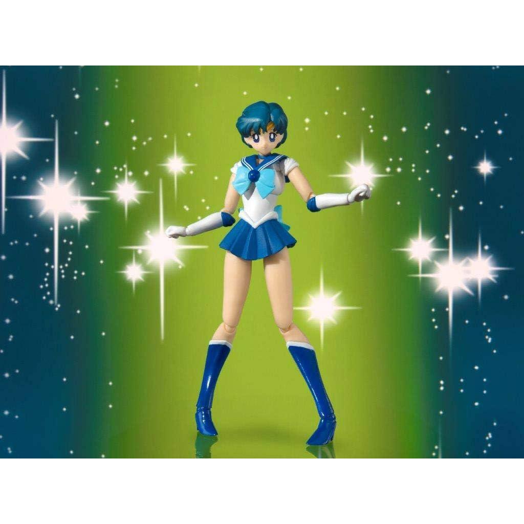 Figura S.H. Figuarts Sailor Mercury Bandai 15 cm Edición Color