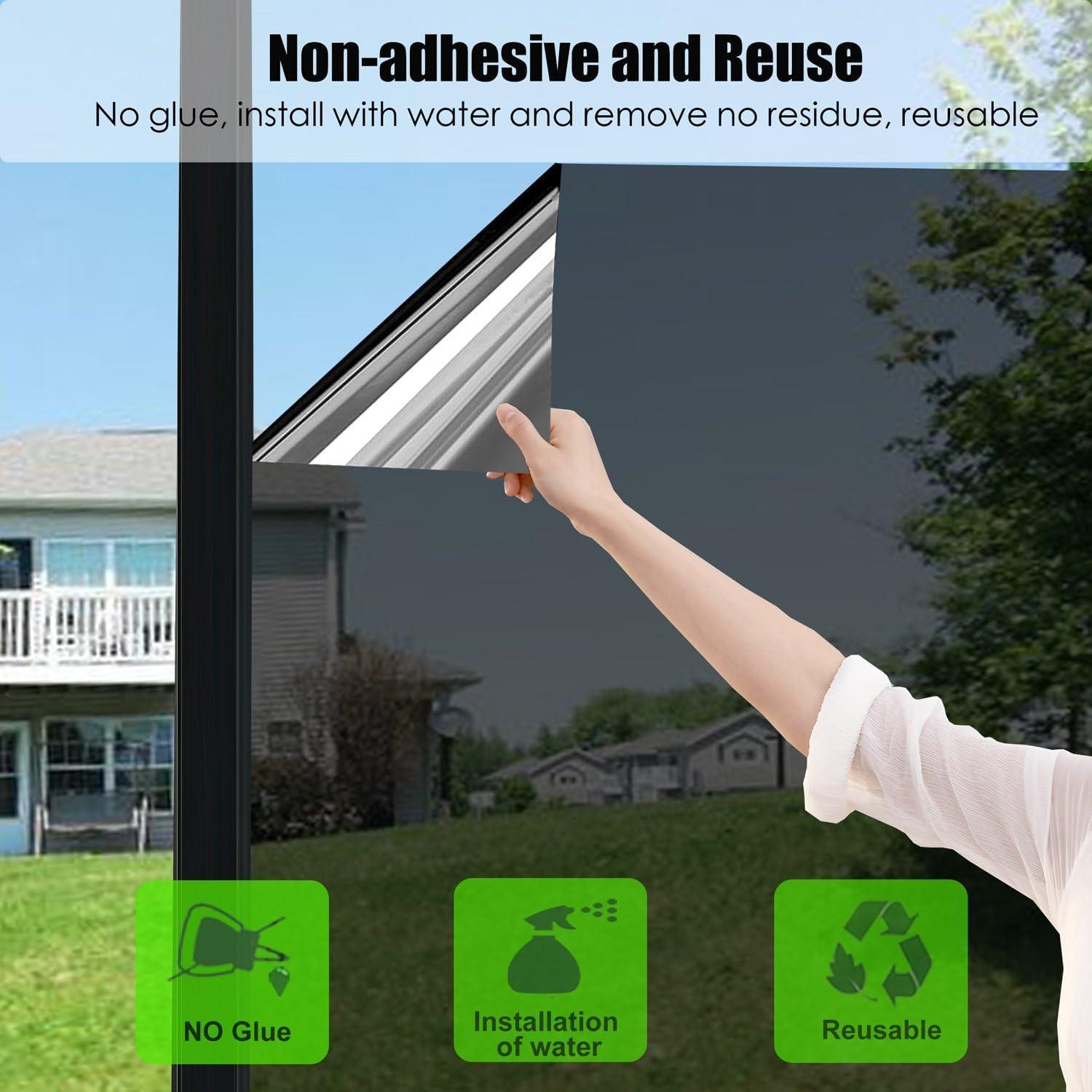 Película de Ventana Reflectante Jahoot 45x200 cm Anti UV