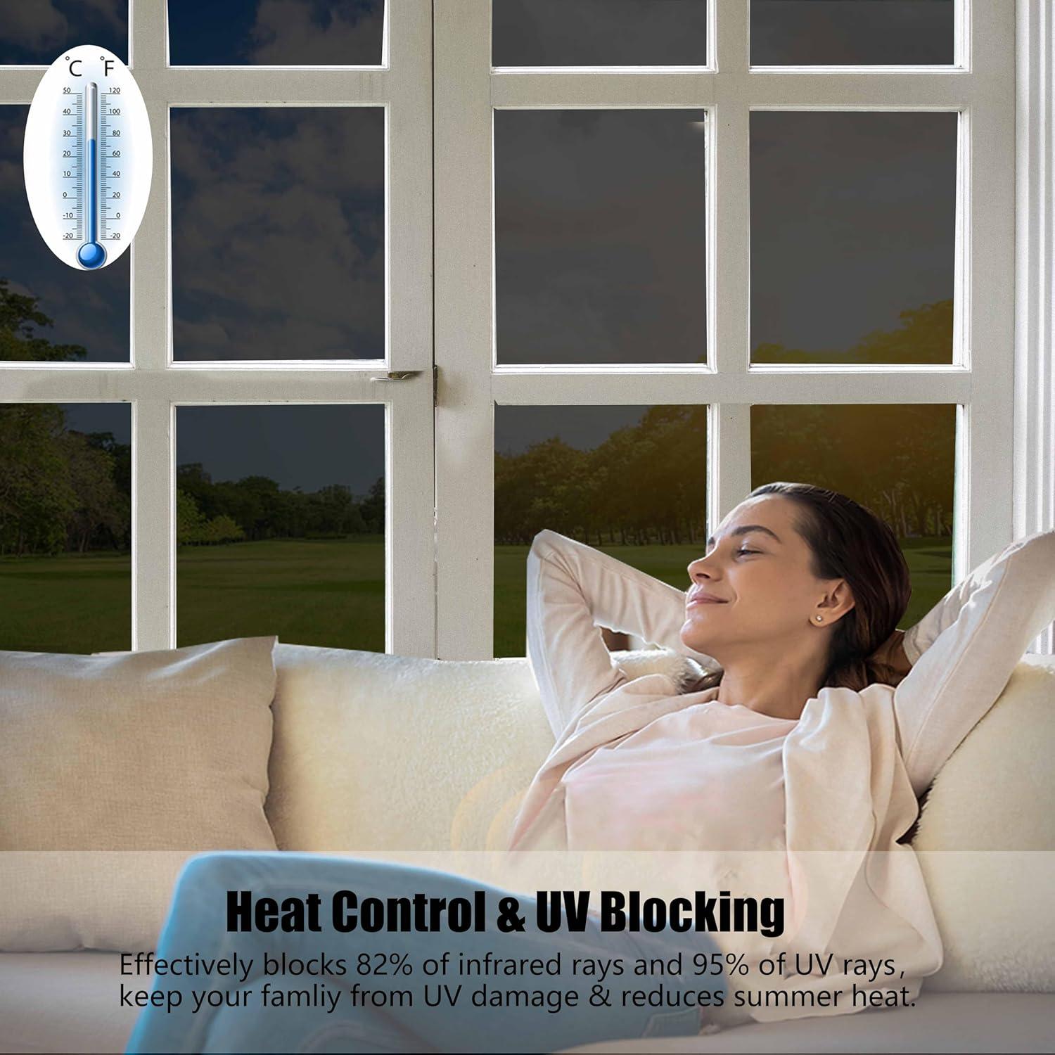 Película de Ventana Reflectante Jahoot 45x200 cm Anti UV