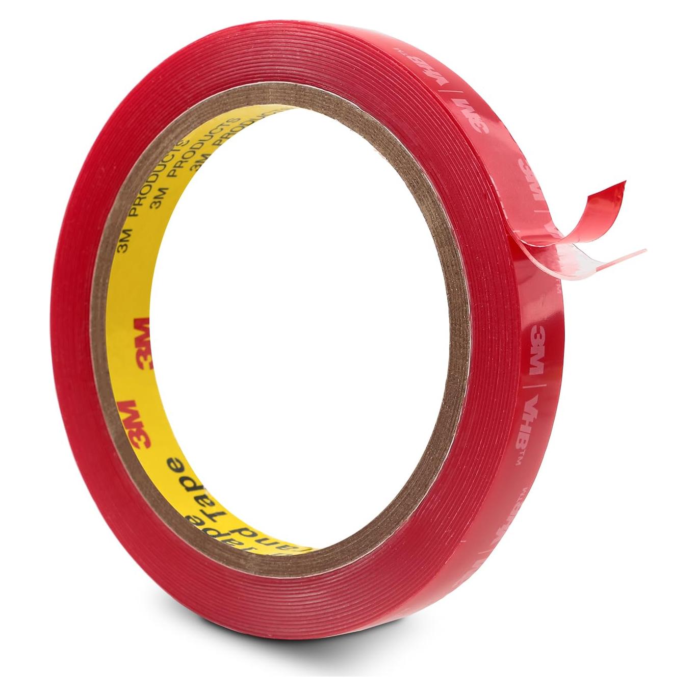 Cinta VHB 3M 4905 Doble Cara 1.27cm x 4.7m Transparente