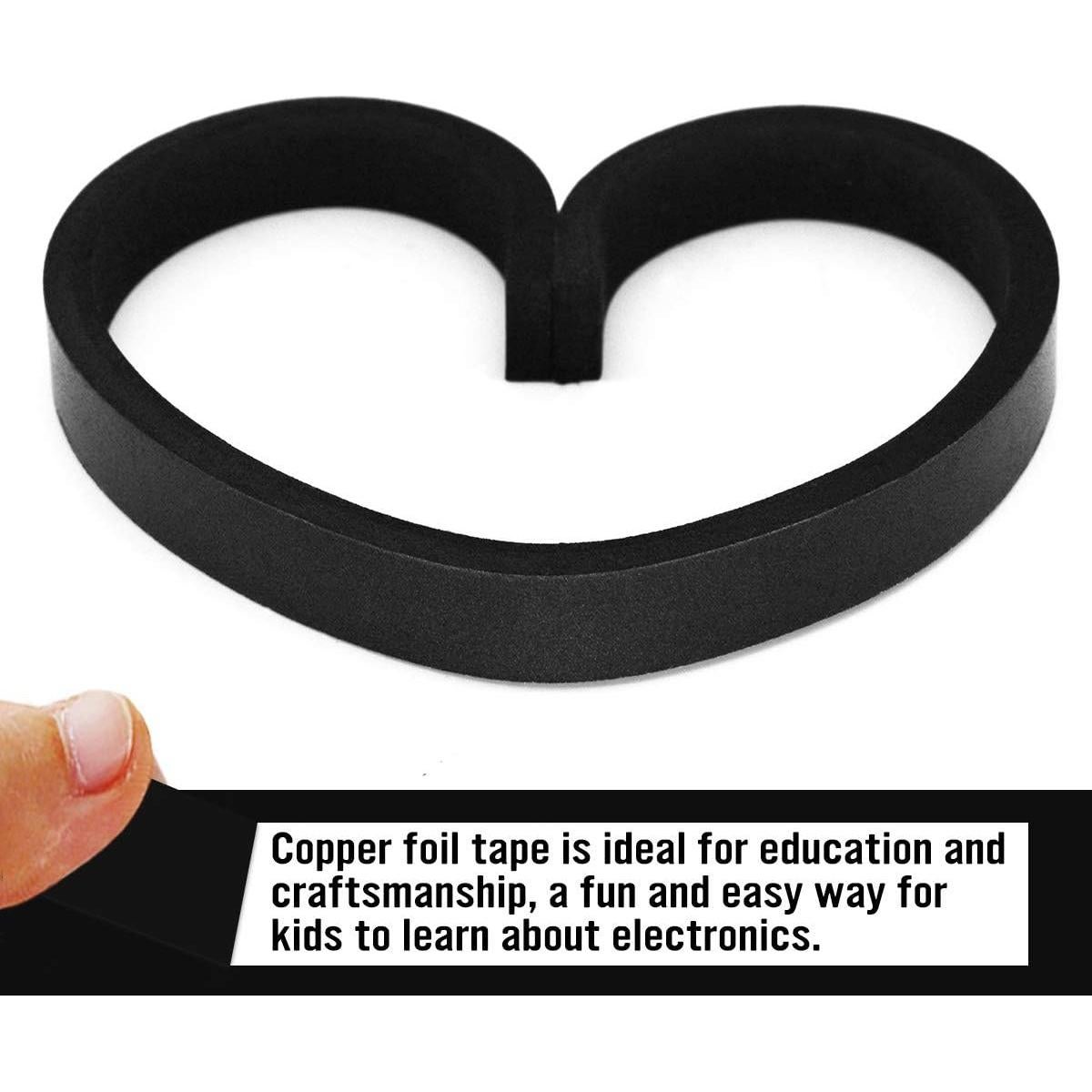 Cinta de Espuma Aislante CCHUIXI 0.64cm x 15.24m Negra