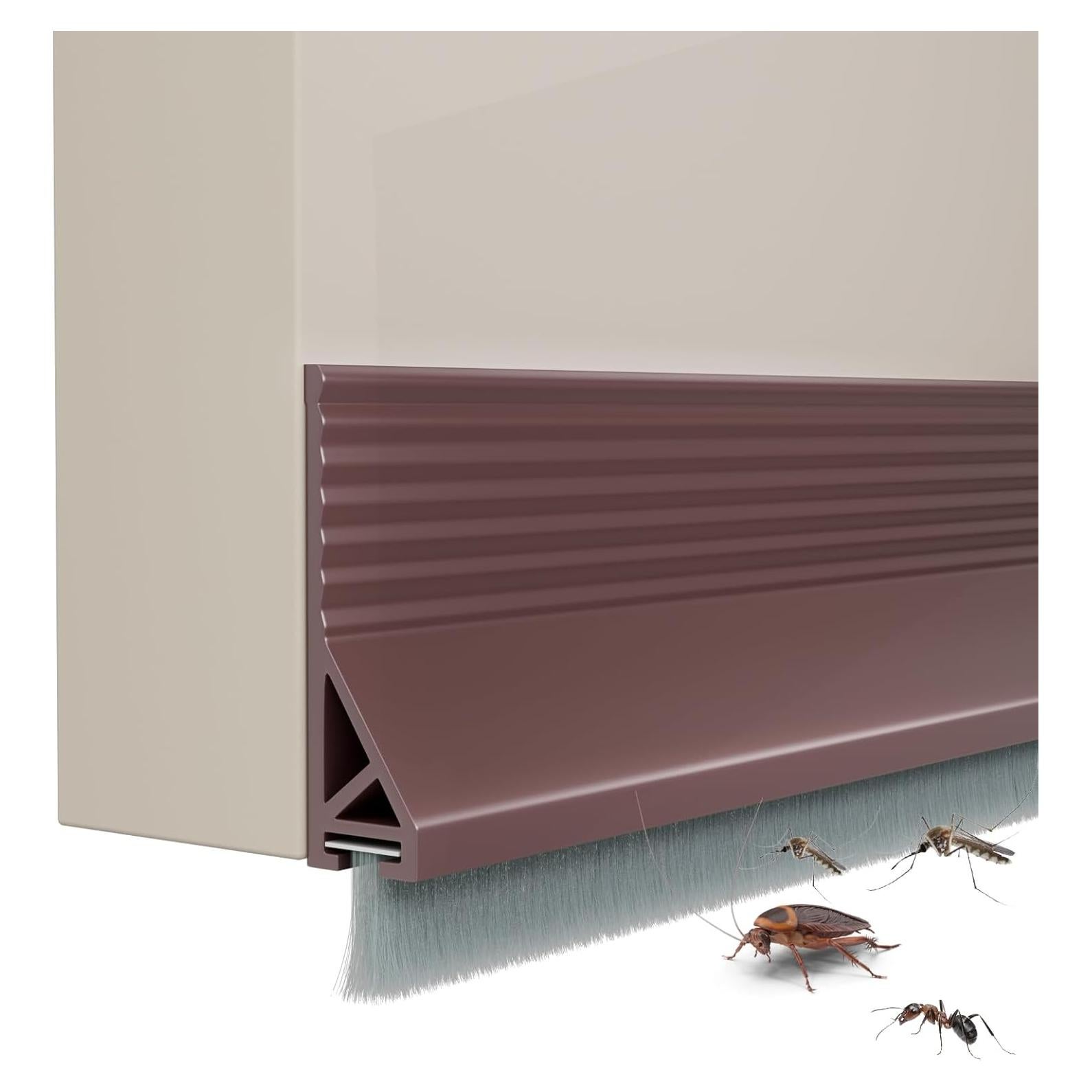 Tapón de Draft Cuysfead 0.99m Marrón con Cepillo Aislante