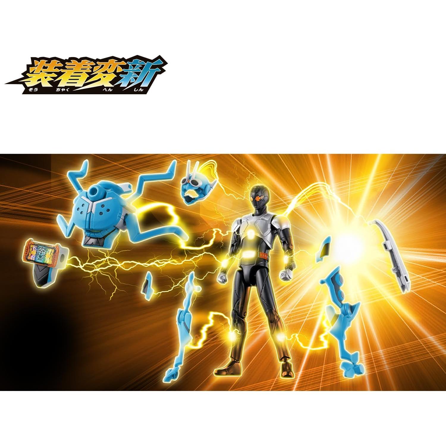 Figura Kamen Rider Gotchard Bandai Souchaku Henshin 3 Modos