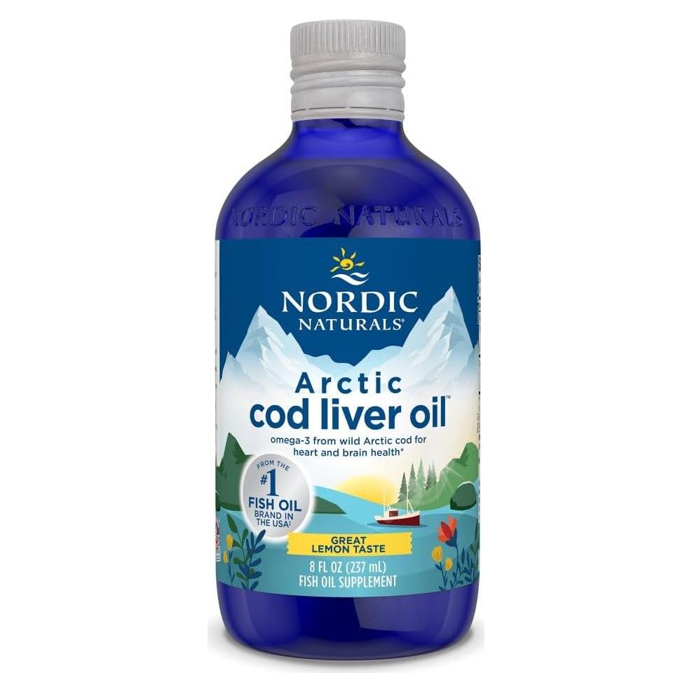 Aceite de Hígado de Bacalao Ártico Nordic Naturals 236.6 ml