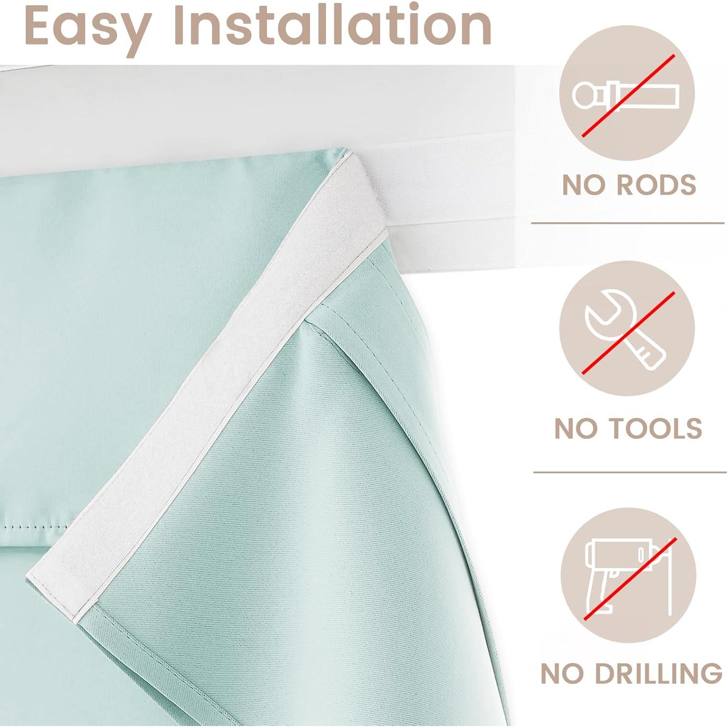 Cortina de Ventana Vatge Aqua 20.32x91.44 cm para Puerta