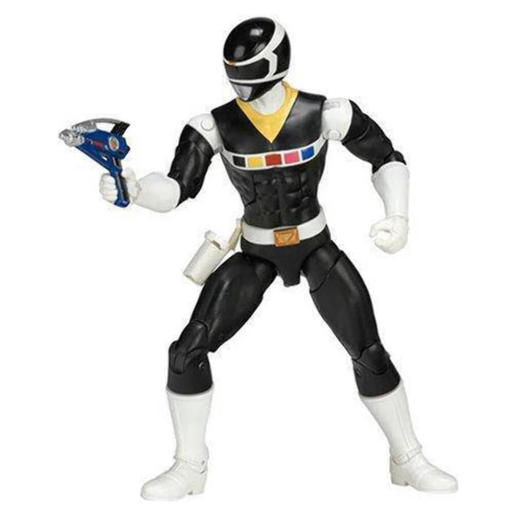 Figura Ranger Negro Power Rangers 16.5 cm Bandai Legado