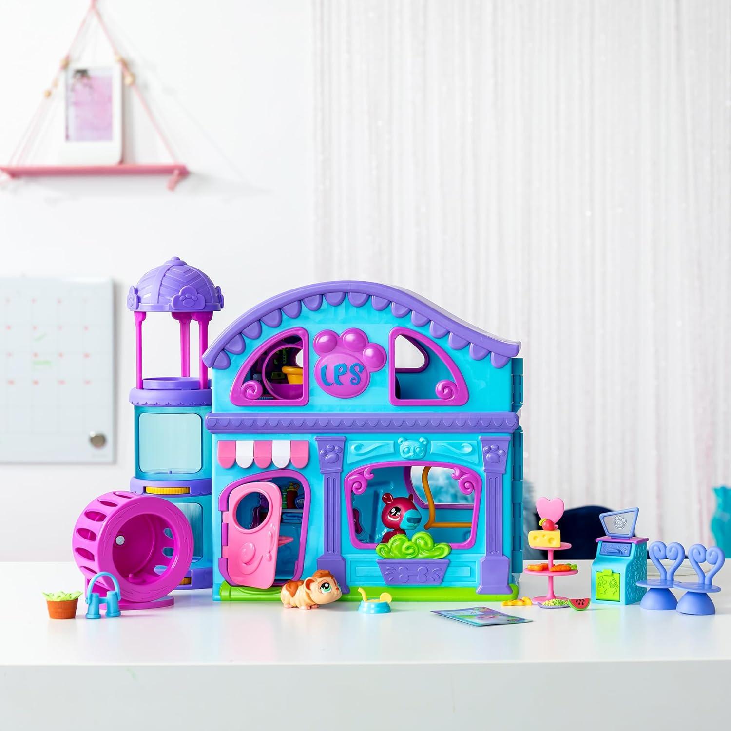 Juego de Littlest Pet Shop Gen 7 con 2 Mascotas y 20 Accesorios