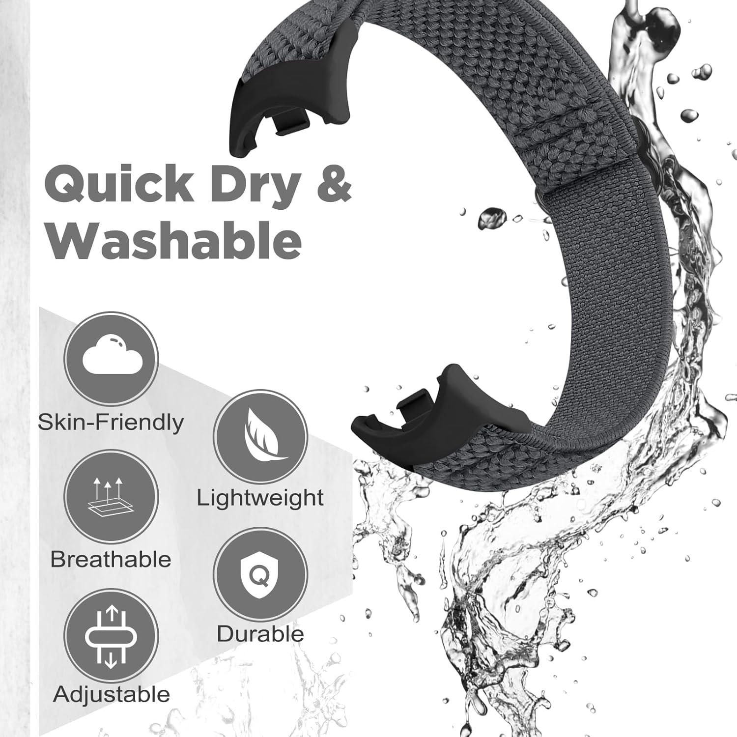 Correas de Nylon Elásticas para Xiaomi Smart Band 9/8 - 3 PCS