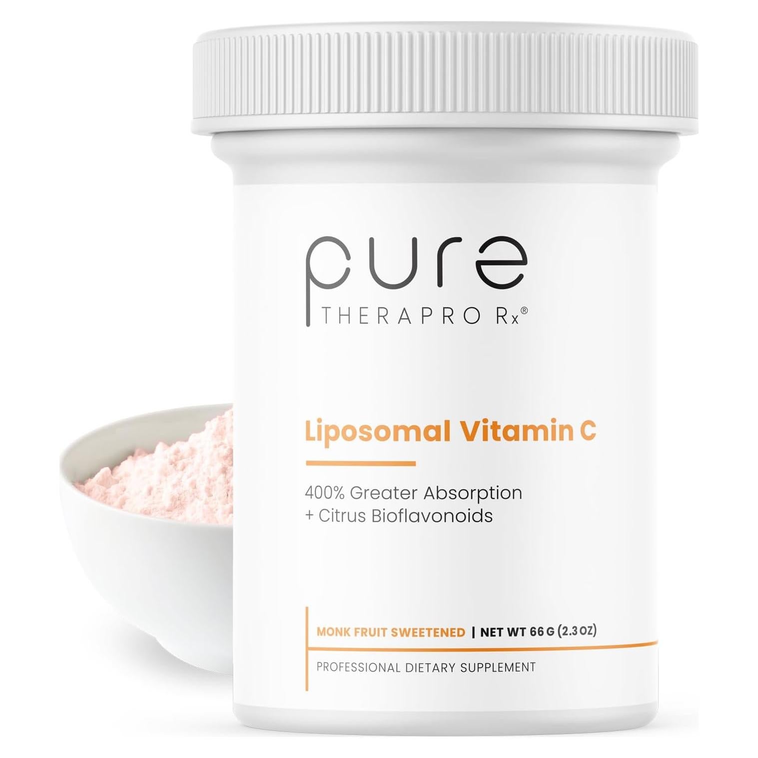 Polvo de Vitamina C Liposomal Pure TheraPro Rx 66g Vegano