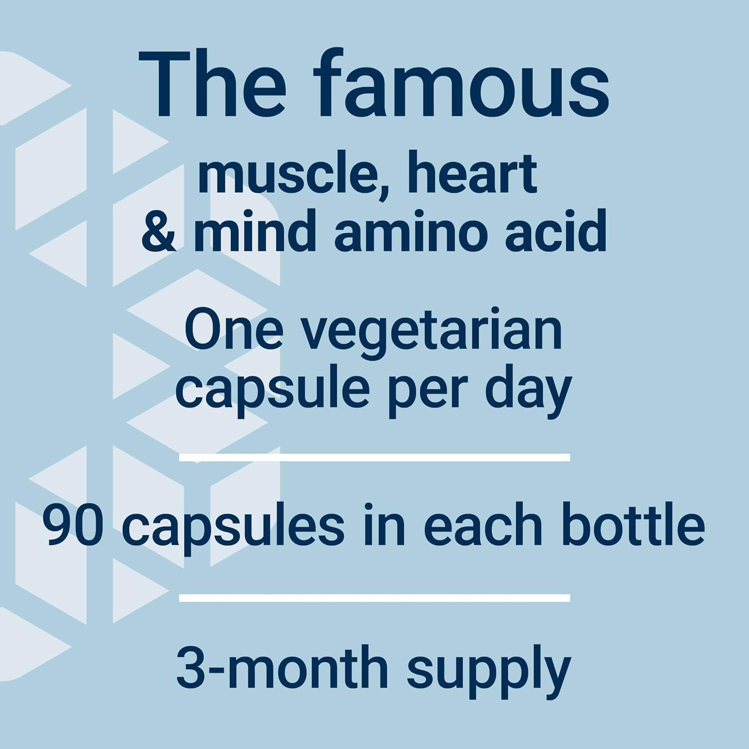 Suplemento de Taurina Life Extension 1000 mg 90 Cápsulas