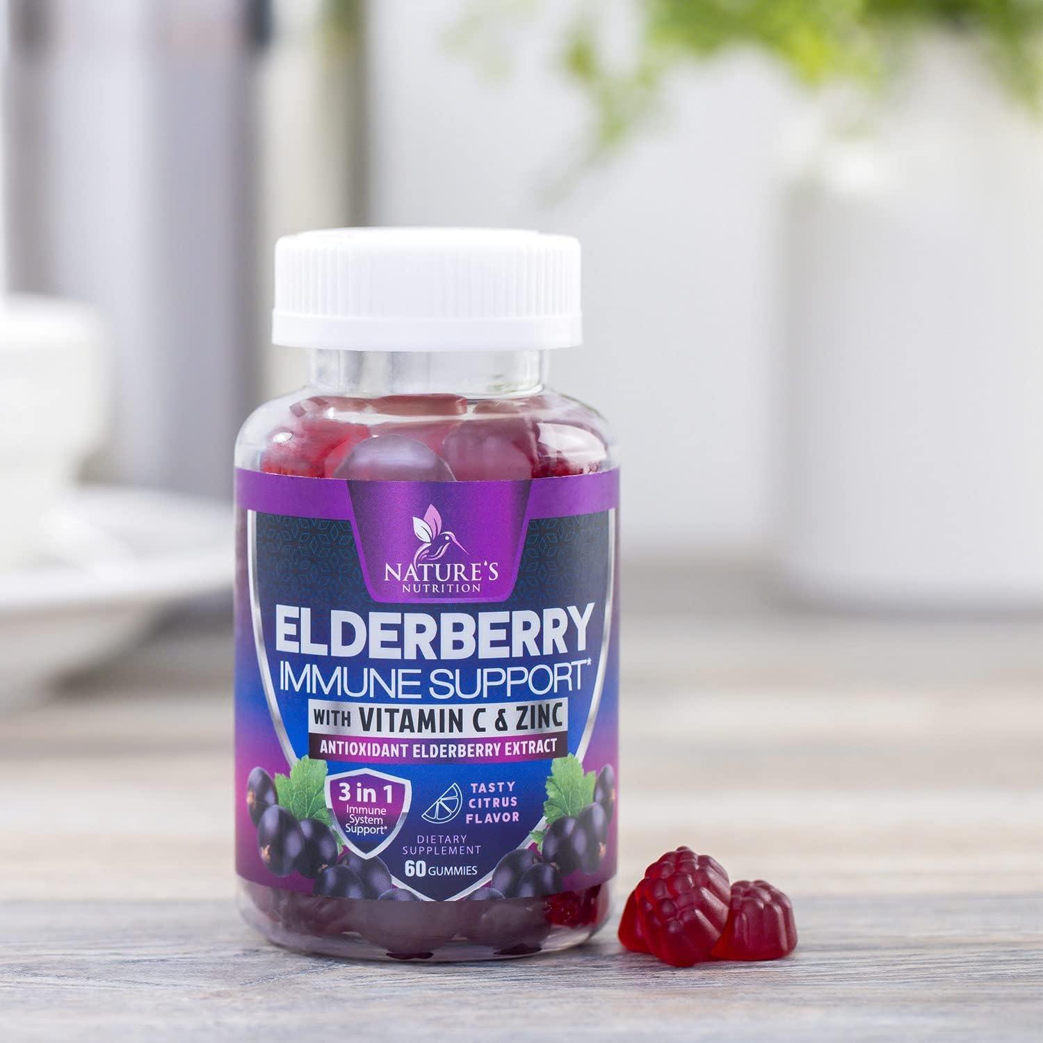 Gomitas Inmunológicas Nature's Nutrition 60 Unidades Zinc Vitamina C
