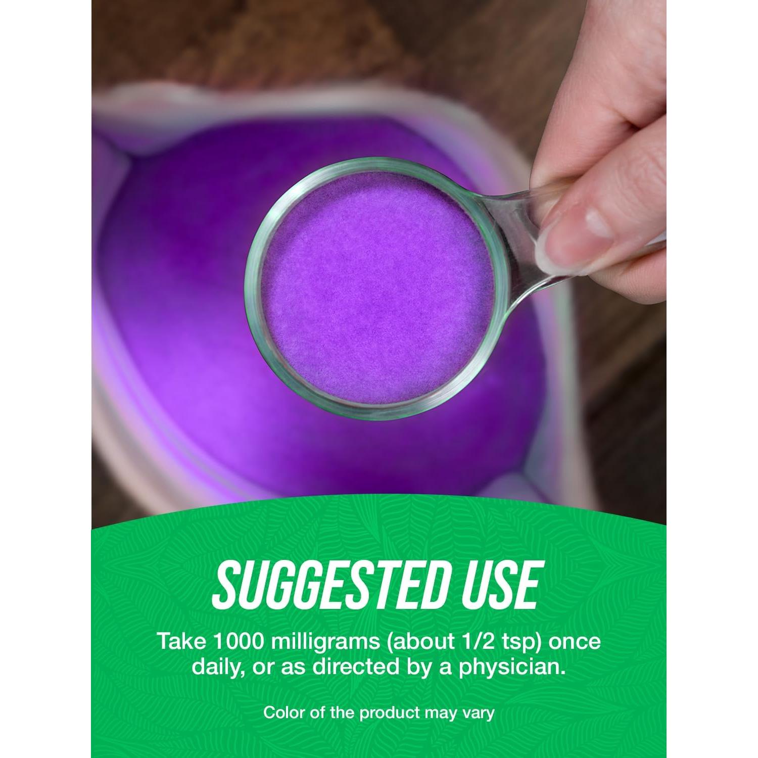 Polvo de Extracto de Baya de Acai BulkSupplements 1kg Antioxidantes