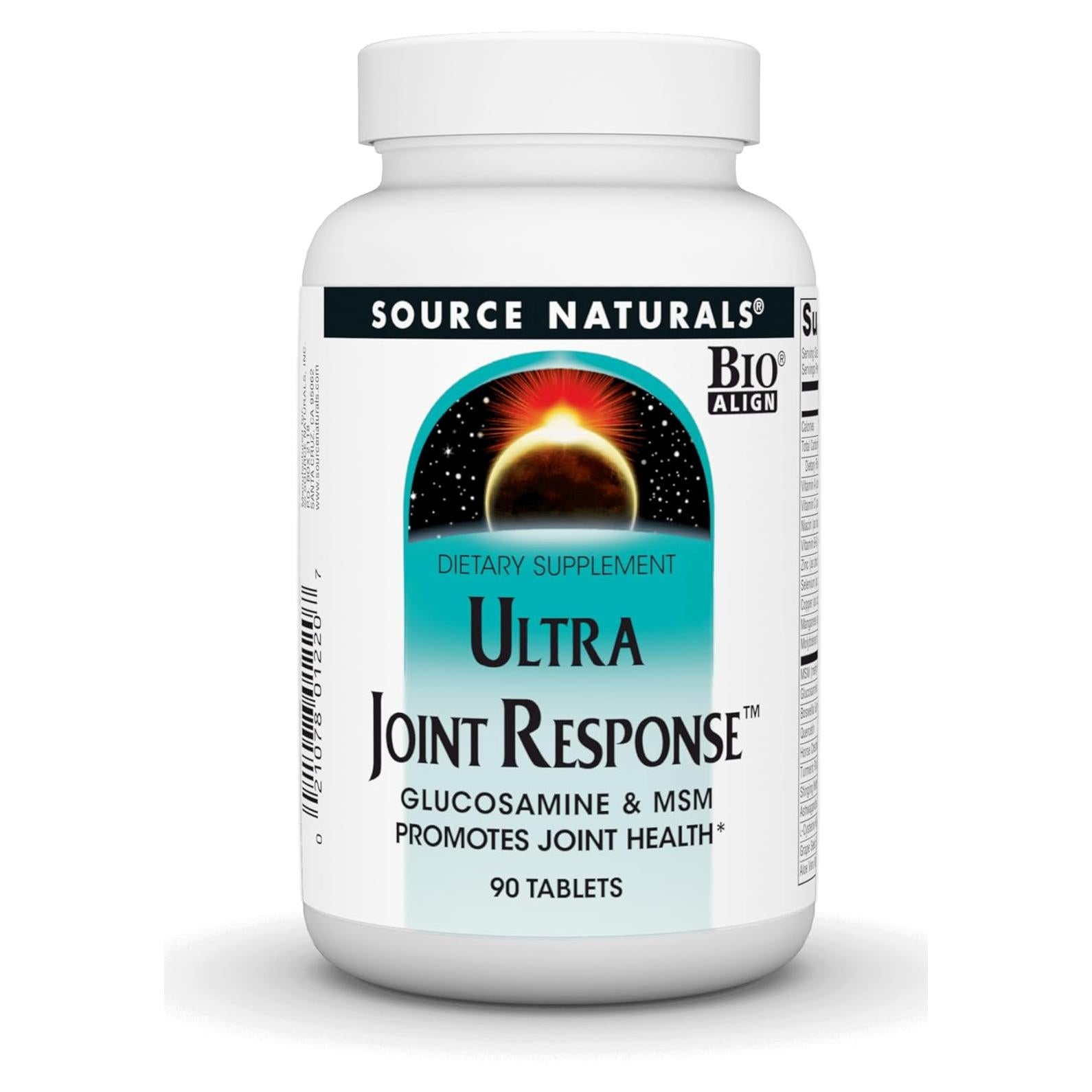 Source Naturals Ultra Joint Response 90 Tabletas Glucosamina MSM