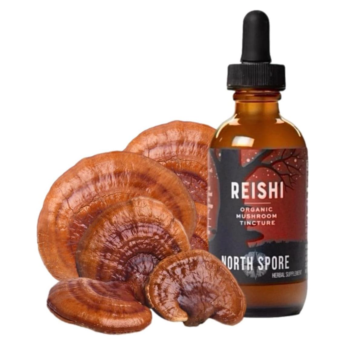 Tintura de Hongo Reishi Orgánico North Spore 60 ml - Adaptógeno