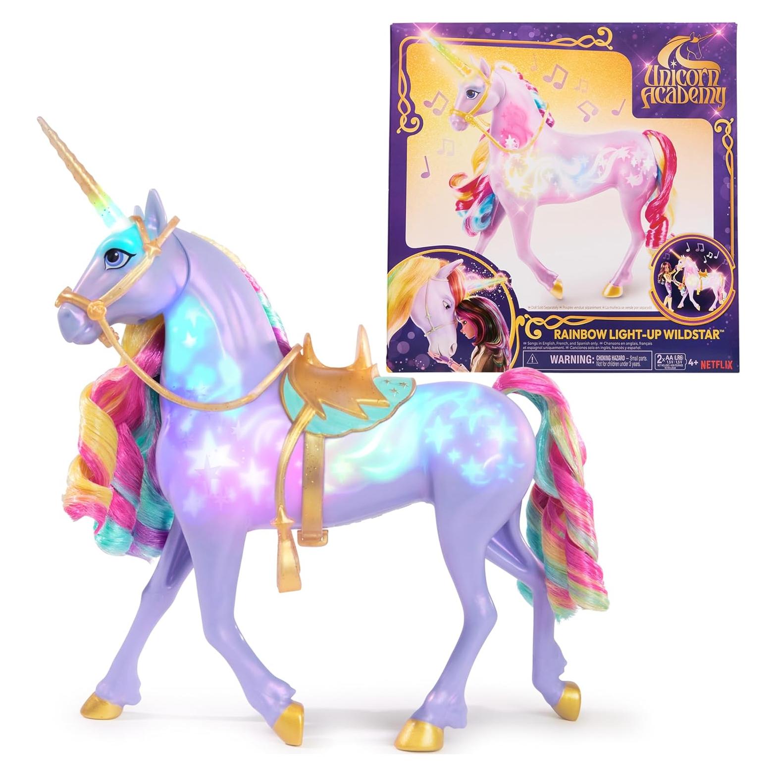 Unicornio Interactivo Wildstar Spin Master 29 cm Luces Sonidos