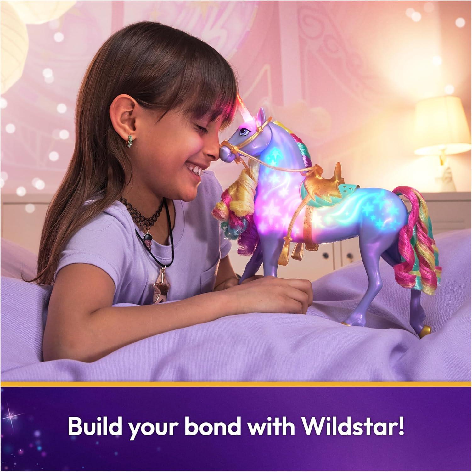 Unicornio Interactivo Wildstar Spin Master 29 cm Luces Sonidos
