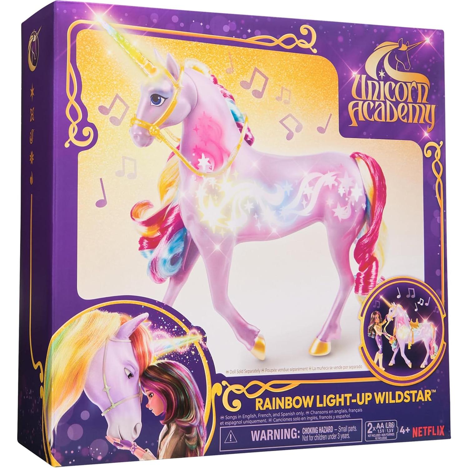 Unicornio Interactivo Wildstar Spin Master 29 cm Luces Sonidos