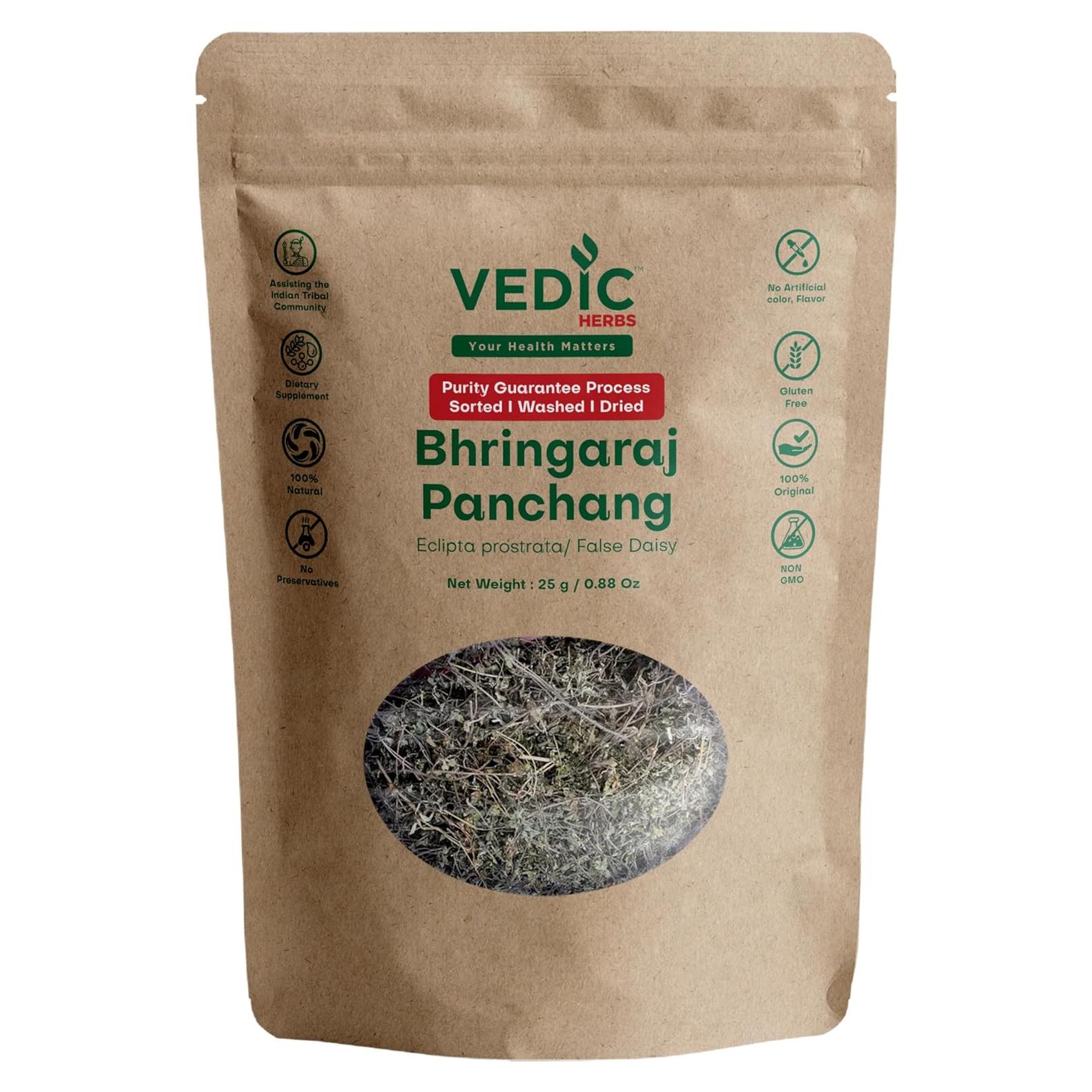 Panchang de Bhringaraj 25 g - Suplemento Natural Sin Gluten