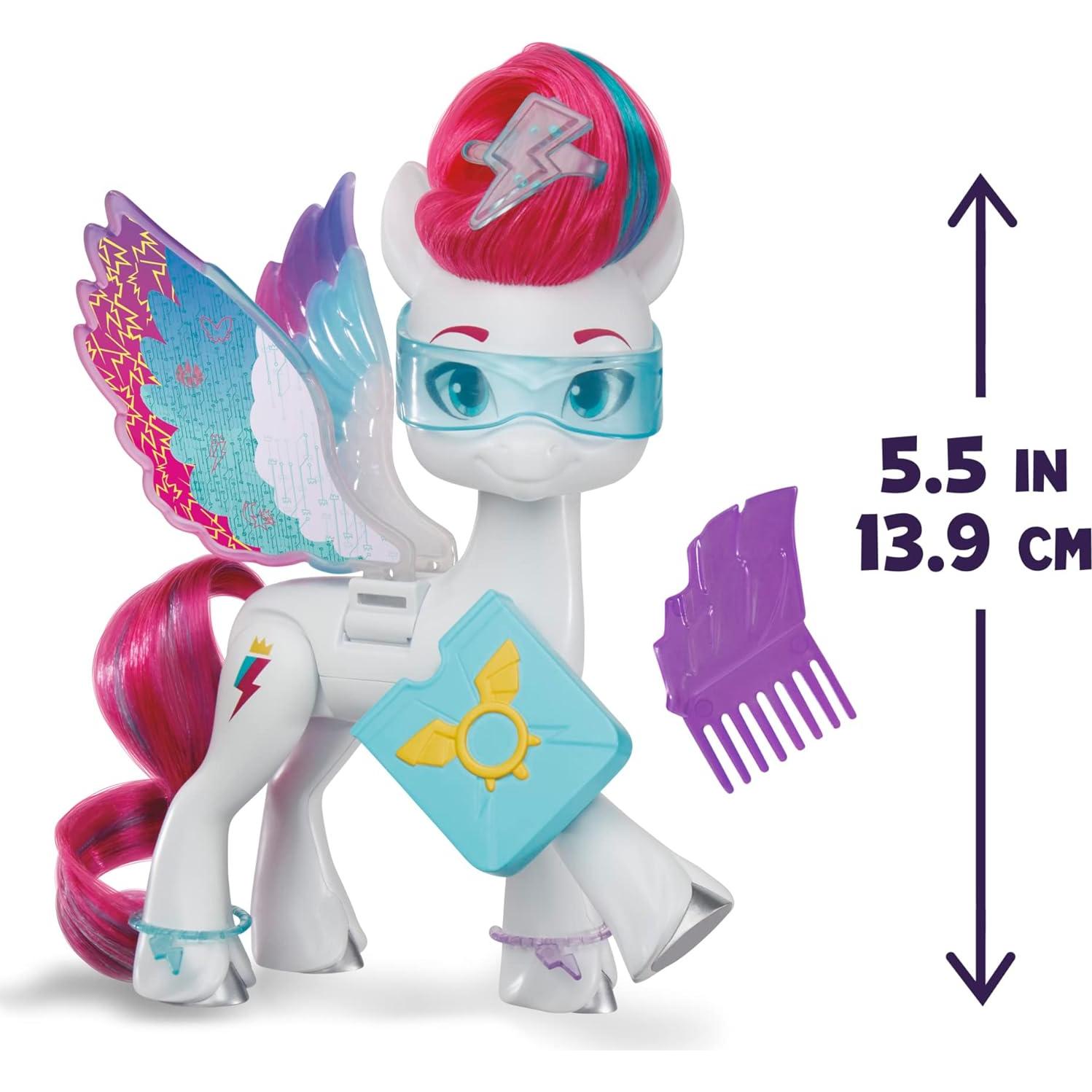 Muñeca My Little Pony Zipp Storm 13.97 cm con alas y accesorios