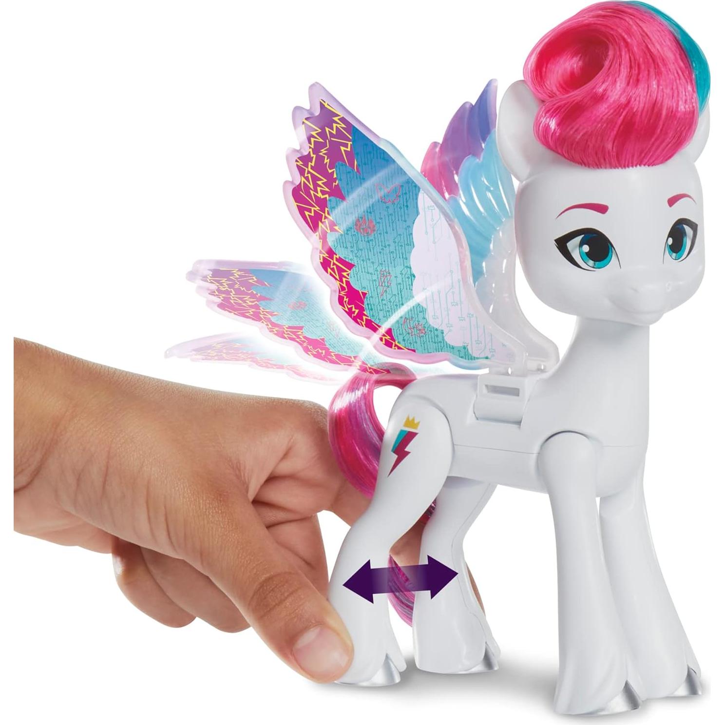 Muñeca My Little Pony Zipp Storm 13.97 cm con alas y accesorios
