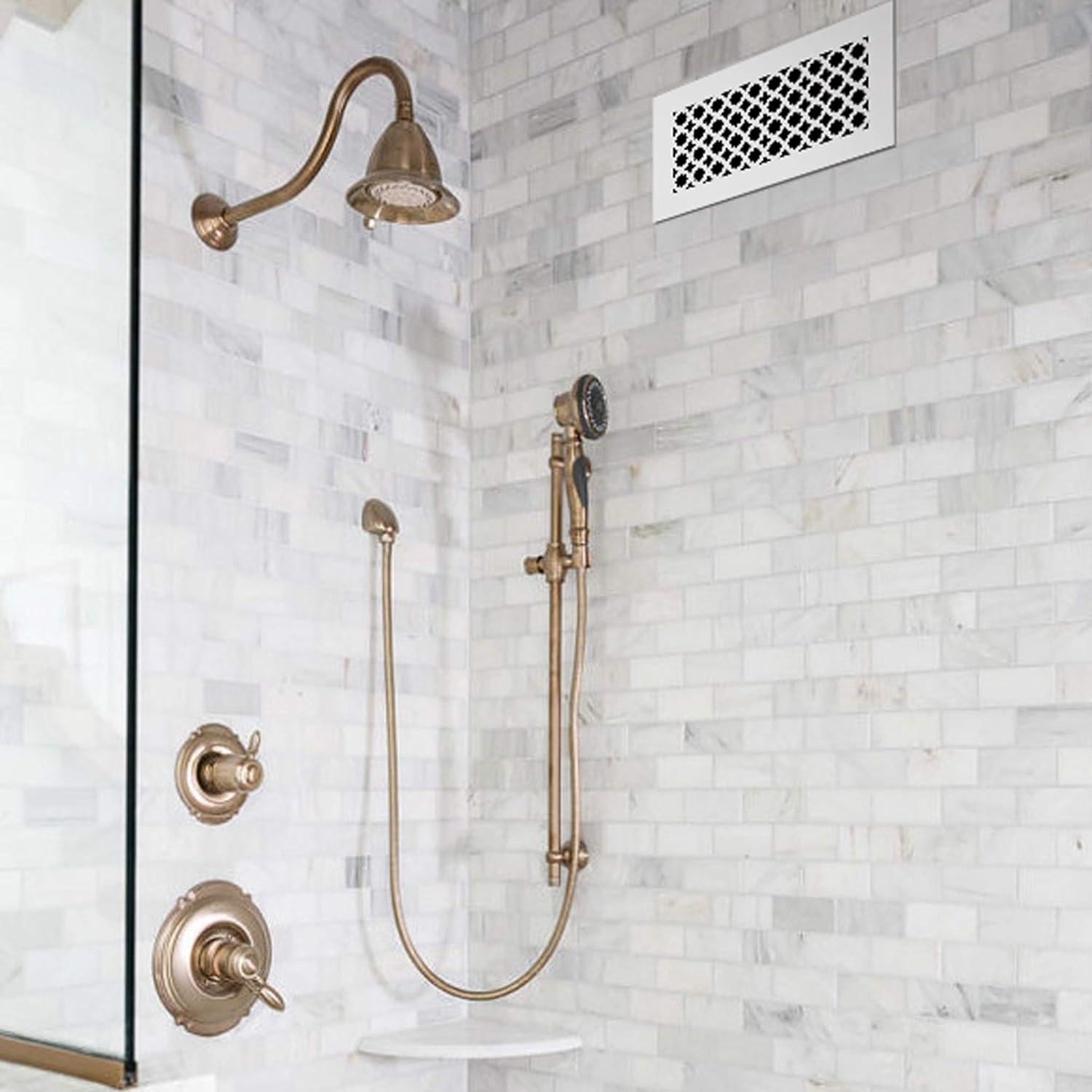 Cubierta de Ventilación SABA Home Decor - Acrílico Blanco 10.16x15.24 cm