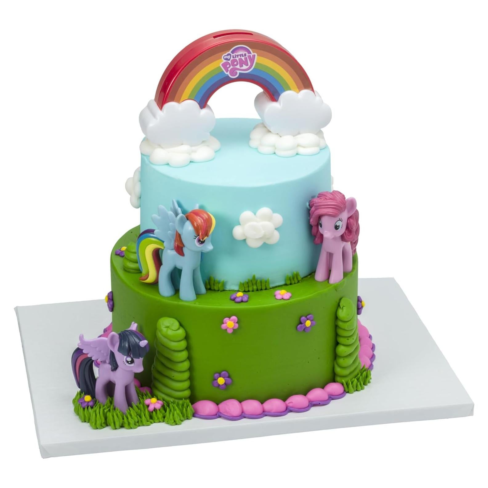 DecoSet My Little Pony Toppers de Pastel 4 Piezas