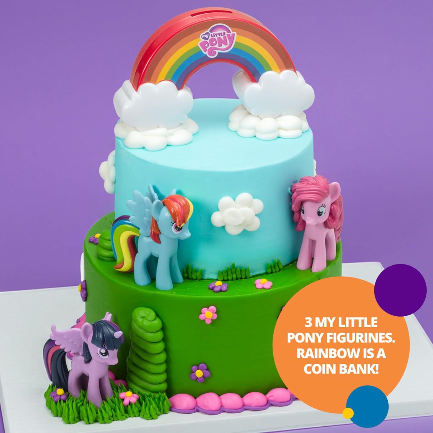 DecoSet My Little Pony Toppers de Pastel 4 Piezas