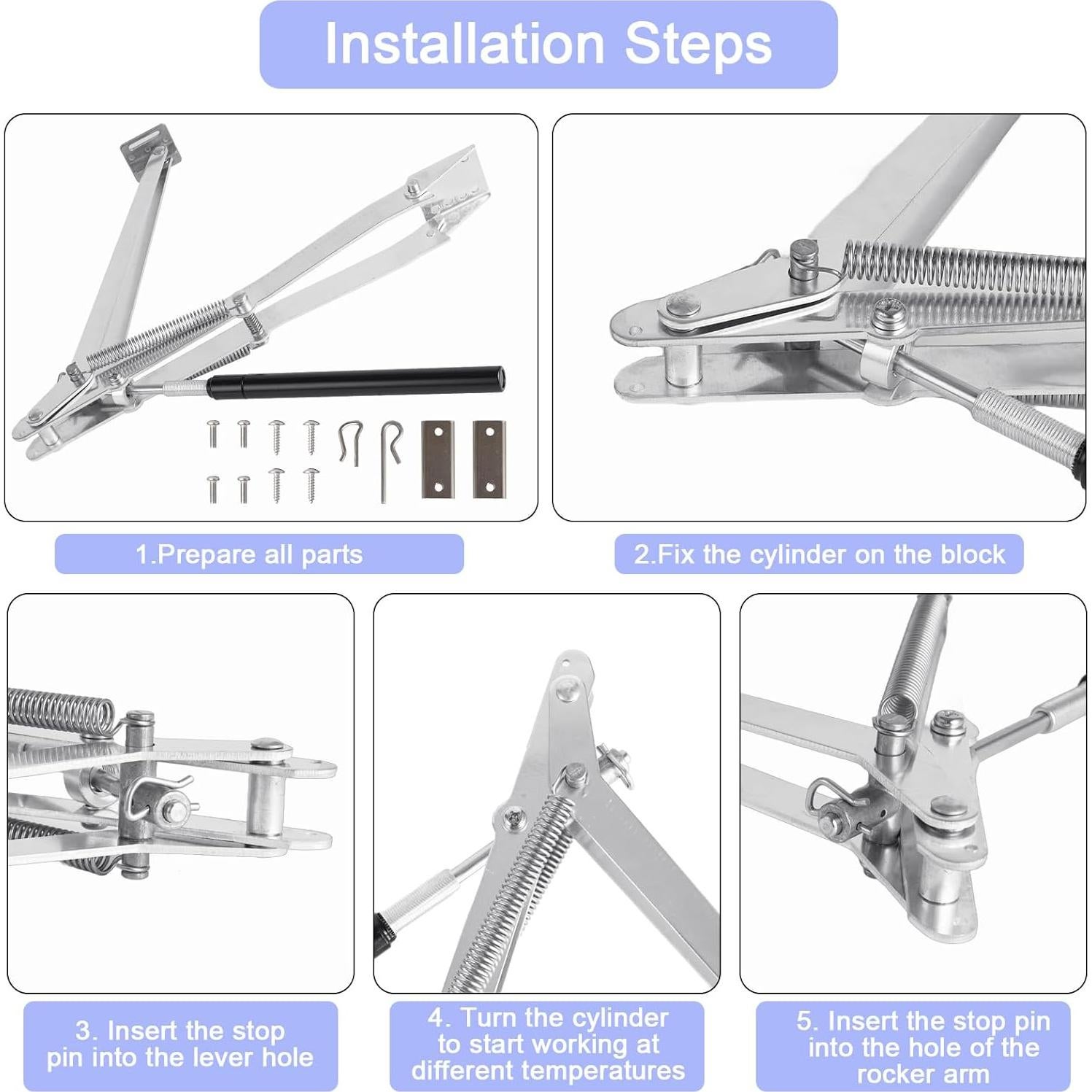 Abridor de Ventanas Automático Jurtmy Doble Resorte 0.6kg