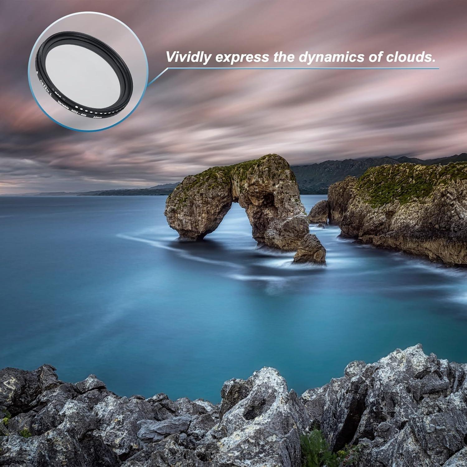 Filtro ND2-400 52mm MECCANIXITY Densidad Neutra Variable