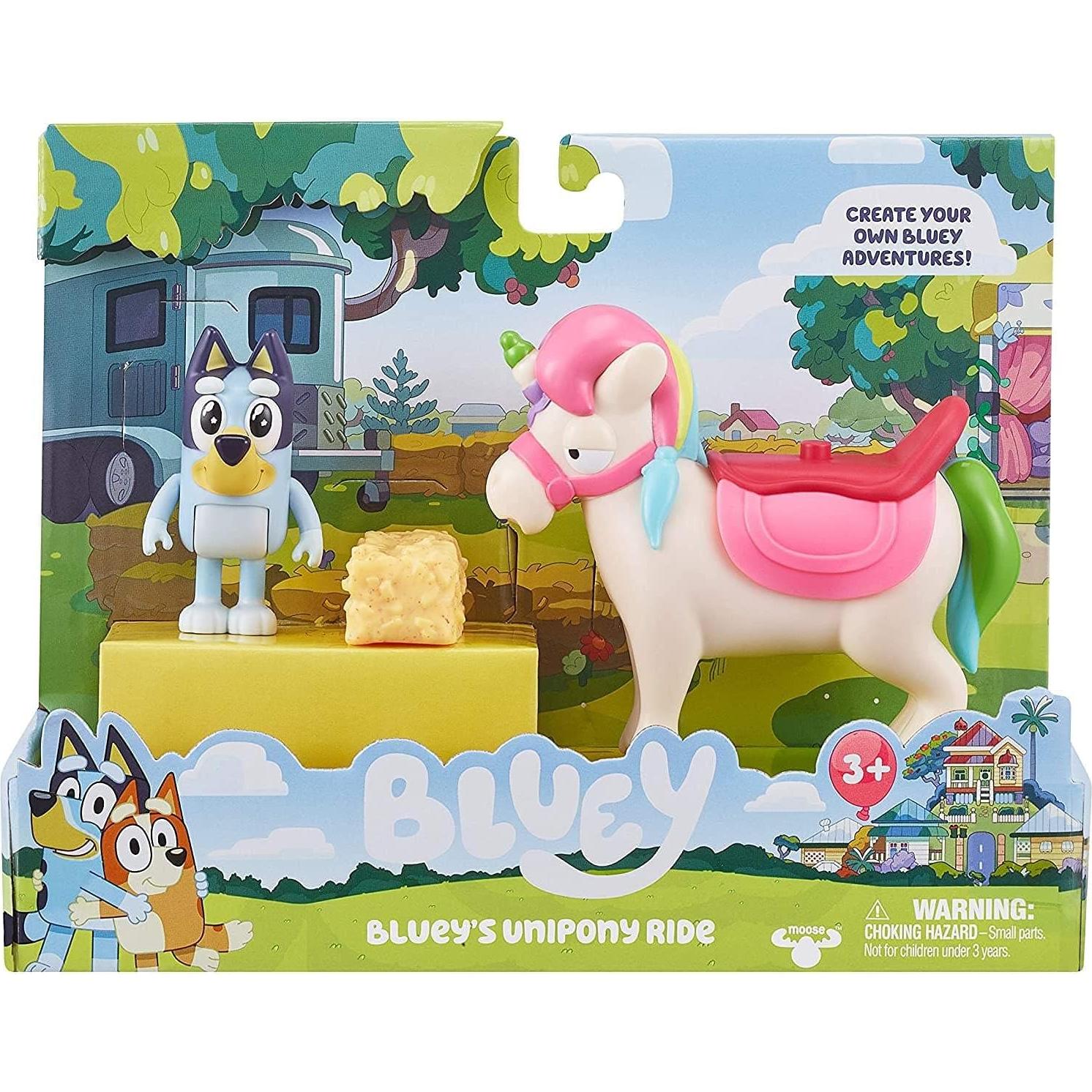 Figuras Articuladas Bluey y Unipony - Moose Toys 13050