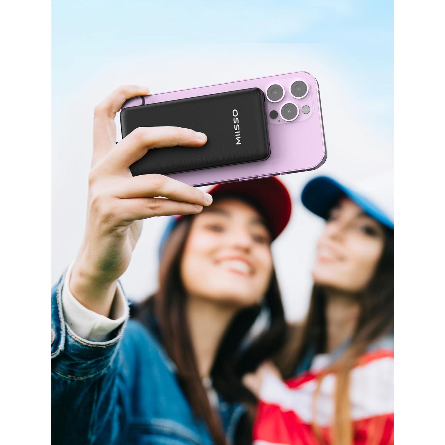 Cargador Portátil Miisso 10000mAh Slim 4 Salidas USB Tipo C