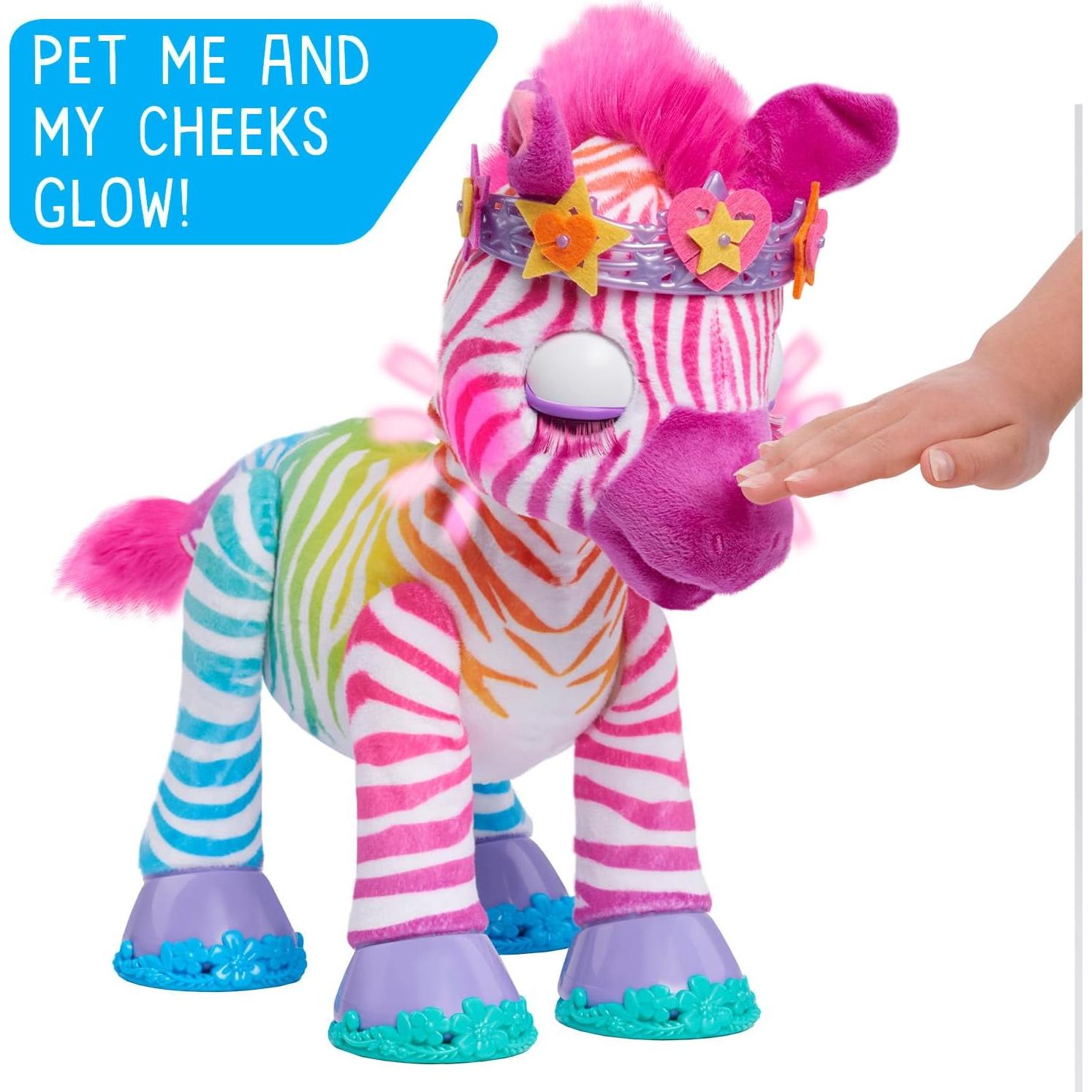 Juguete Interactivo furReal Zenya Cebra Arcoíris 35.56 cm