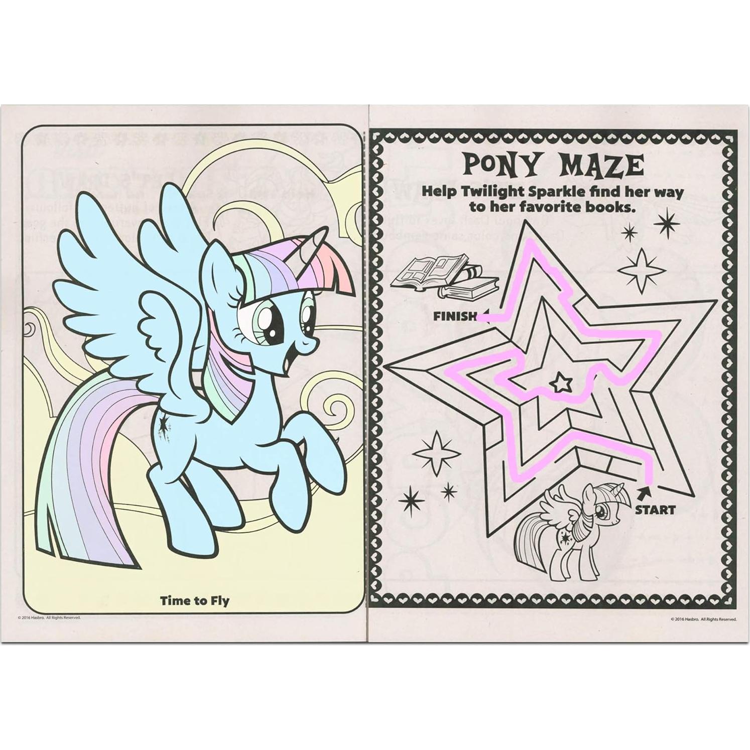 Libro de Colorear Jumbo My Little Pony 2pk 96 Páginas