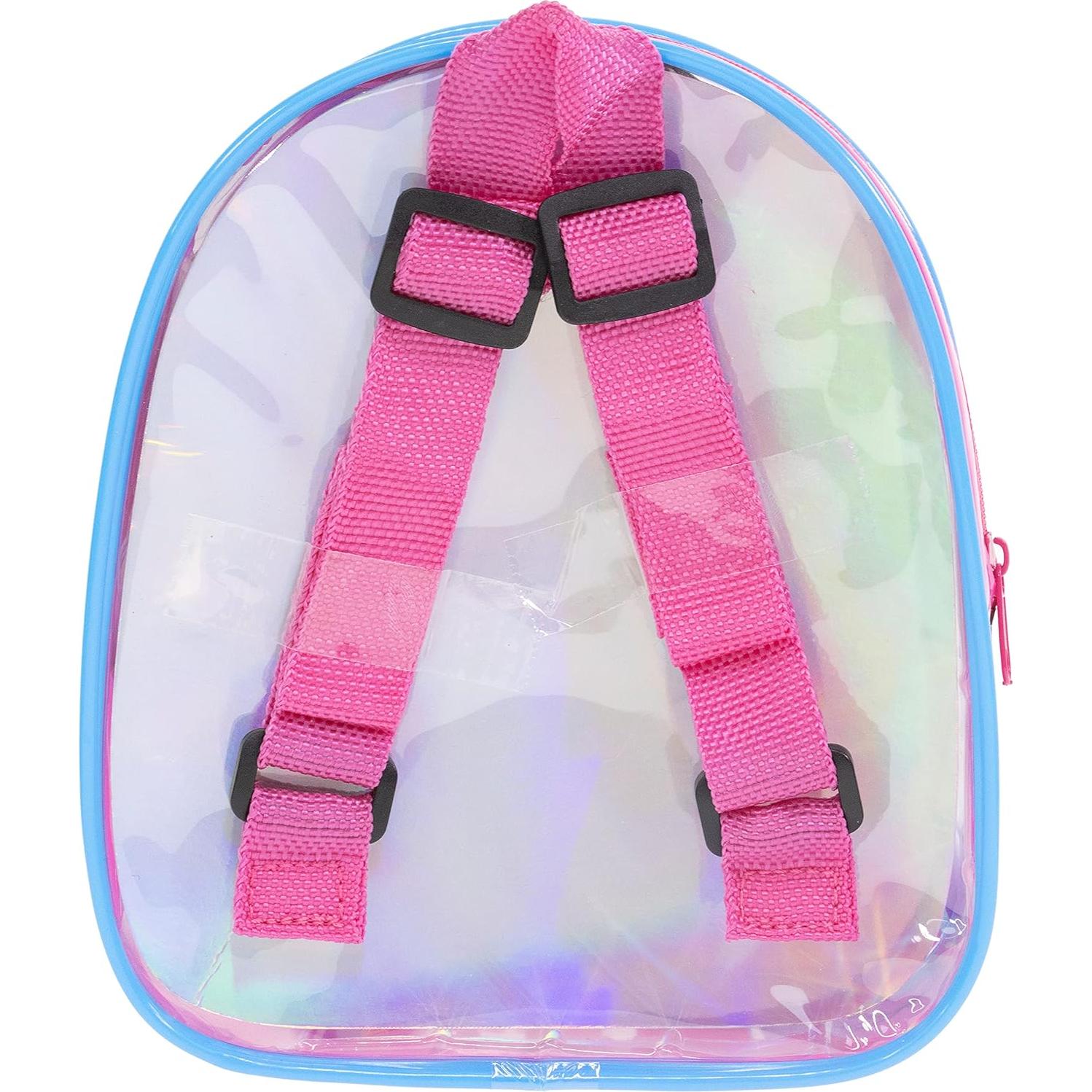 My Little Pony - Townley Girl Backpack Cosmetic Makeup Gift Bag Set includes Hair Accessories and Clear PVC Back-pack for Kids Girls, Ages 3+ perfect for Parties, Sleepovers and Makeovers