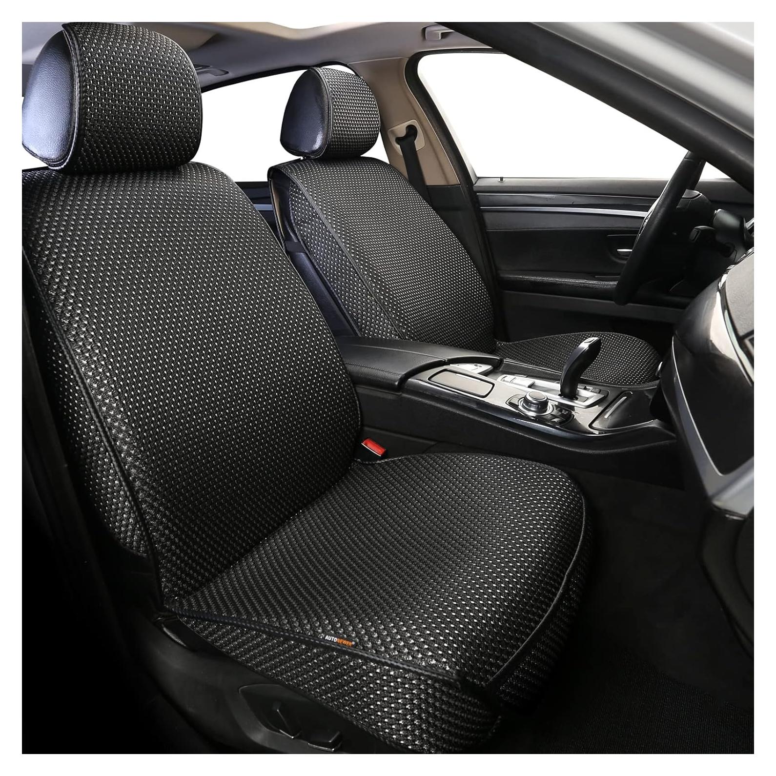 Funda de Asiento de Coche Auto Newer Universal Negra 2PCS