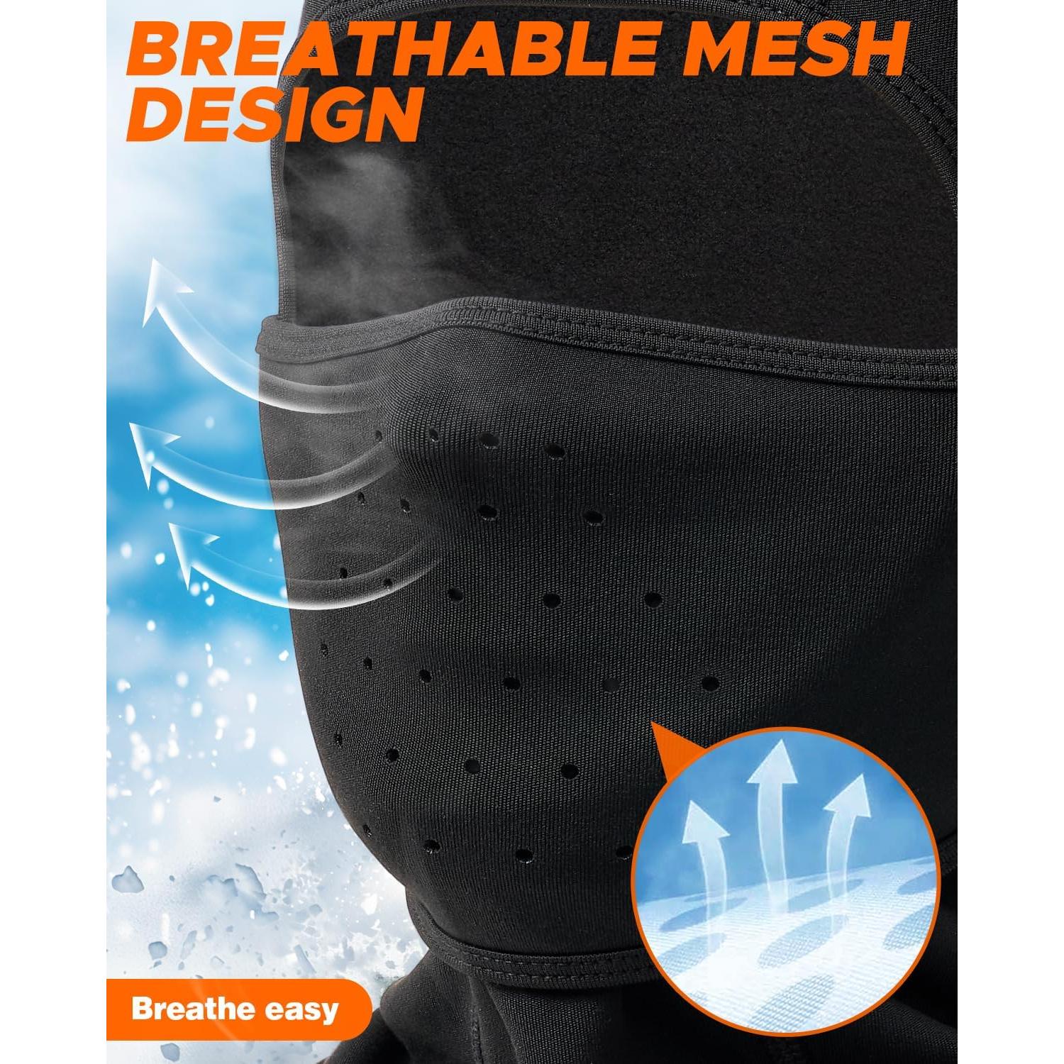 Máscara de Esquí Balaclava BEACE Forro Polar Térmico Unisex