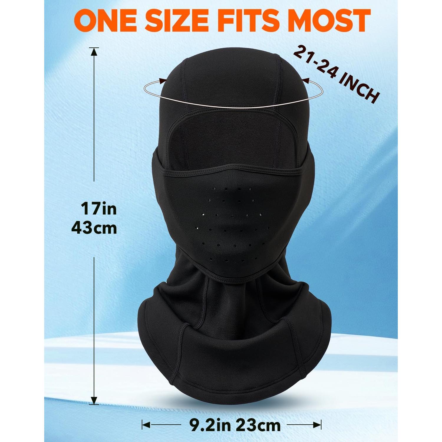 Máscara de Esquí Balaclava BEACE Forro Polar Térmico Unisex