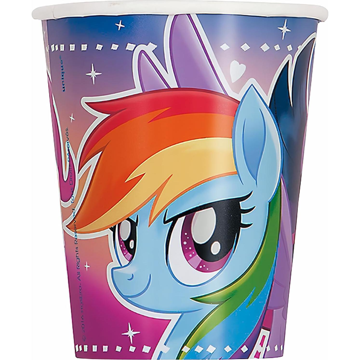 Vasos de Papel Mis Pequeños Ponis 9oz - 8 Piezas Fun Express