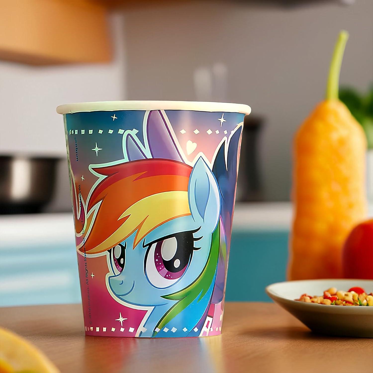 Vasos de Papel Mis Pequeños Ponis 9oz - 8 Piezas Fun Express