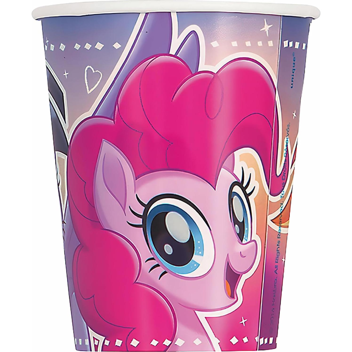 Vasos de Papel Mis Pequeños Ponis 9oz - 8 Piezas Fun Express