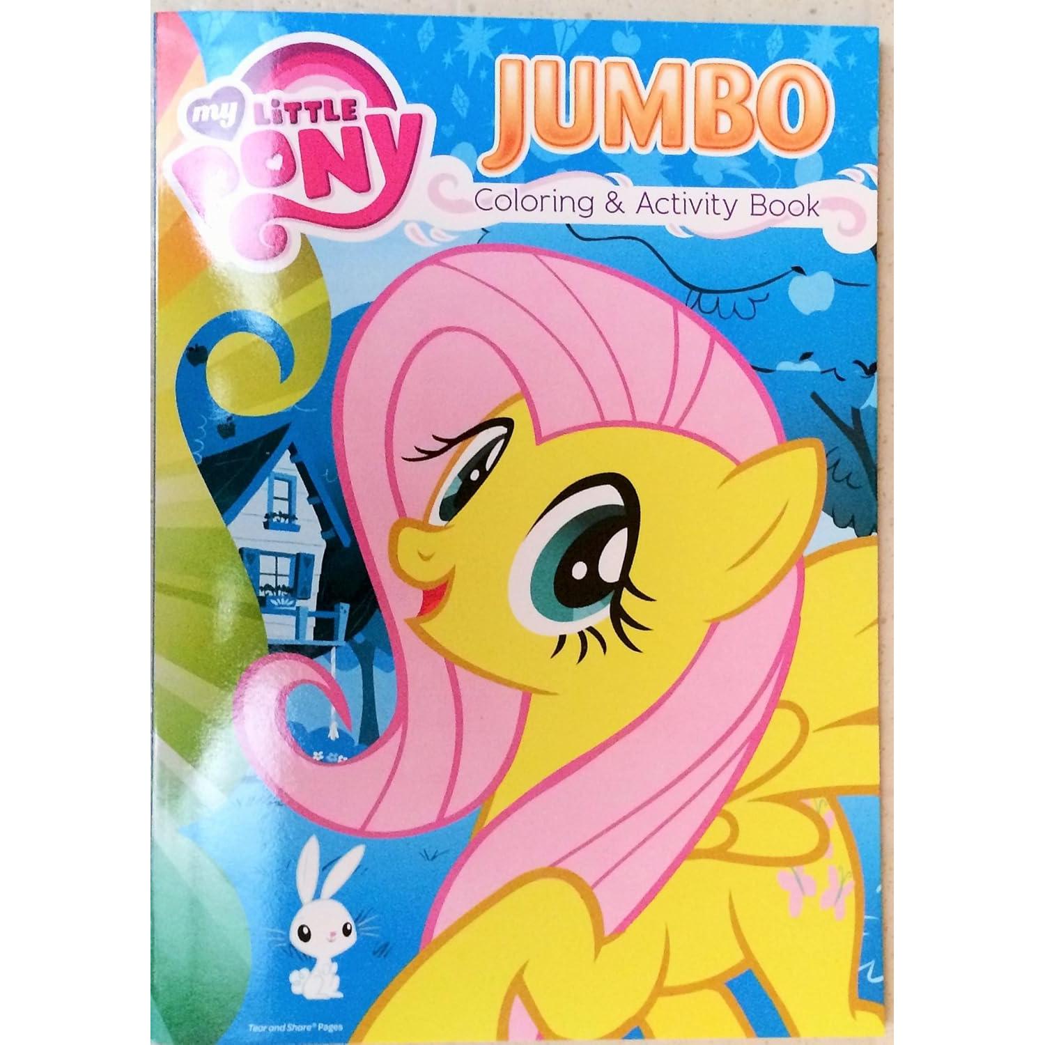 Libro de Colorear Jumbo My Little Pony 4 Pack - 96 Páginas