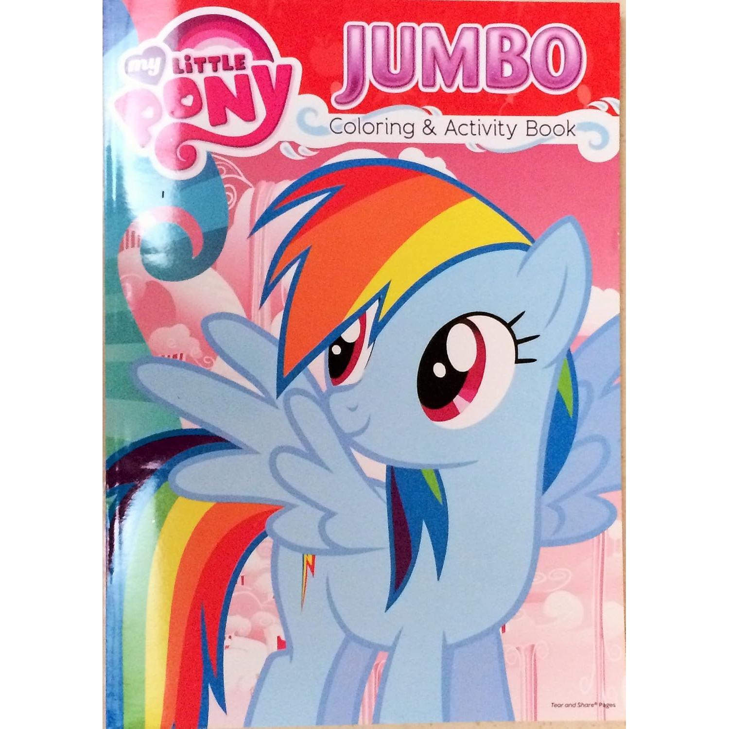 Libro de Colorear Jumbo My Little Pony 4 Pack - 96 Páginas