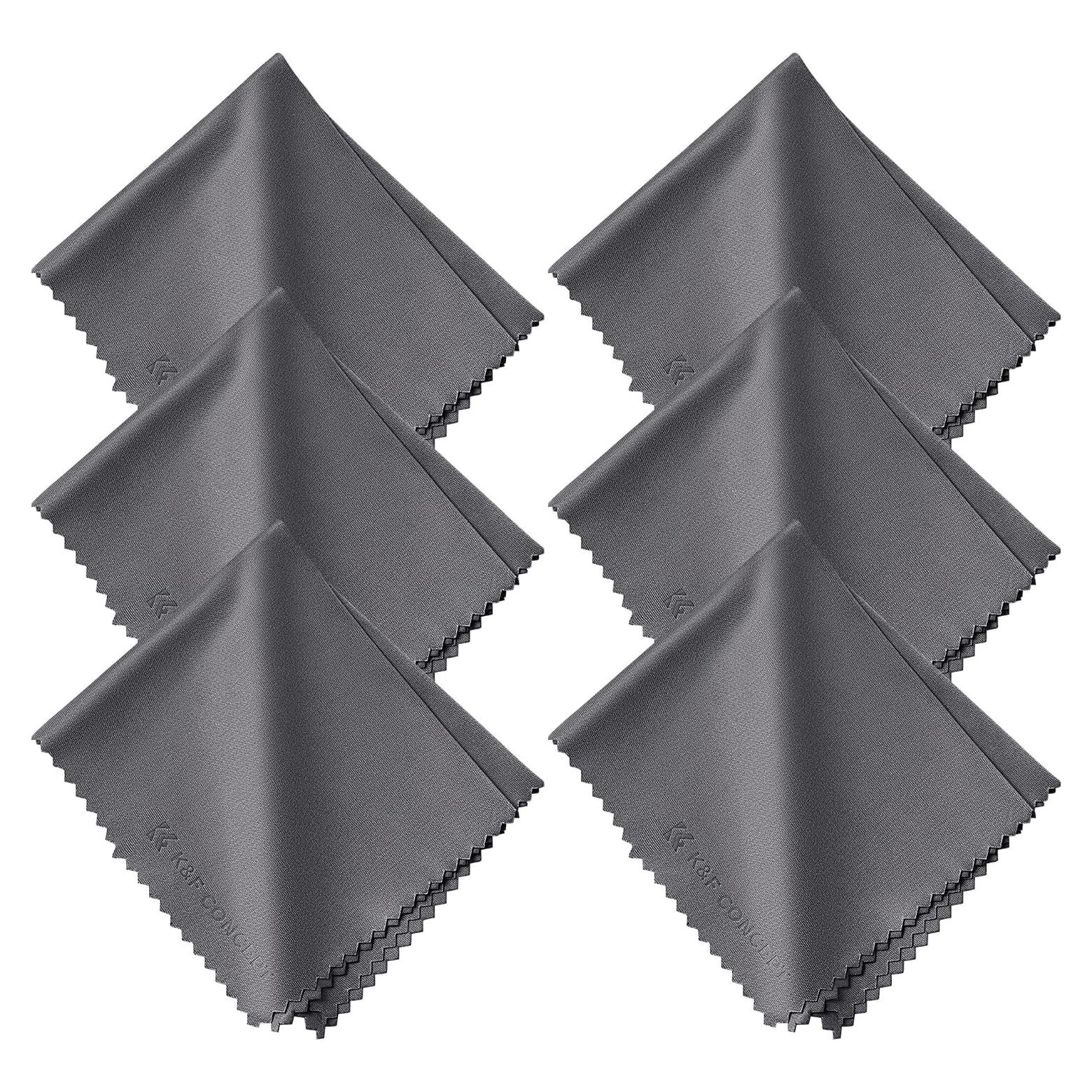 Paño de Microfibra K&F Concept 6 Piezas 15x18cm Reutilizables