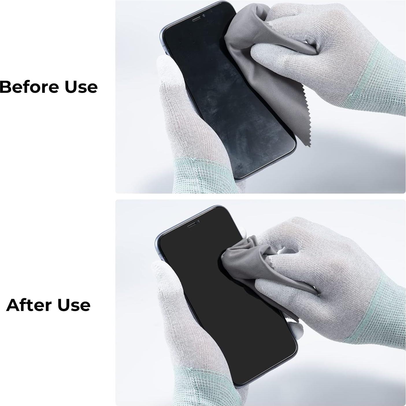 Paño de Microfibra K&F Concept 6 Piezas 15x18cm Reutilizables