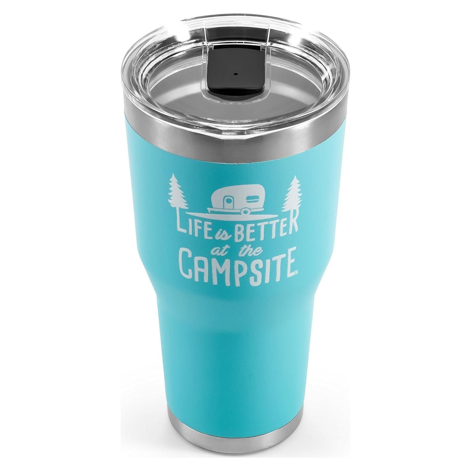 Taza Aislada Camco 30 oz Acero Inoxidable Doble Pared Azul