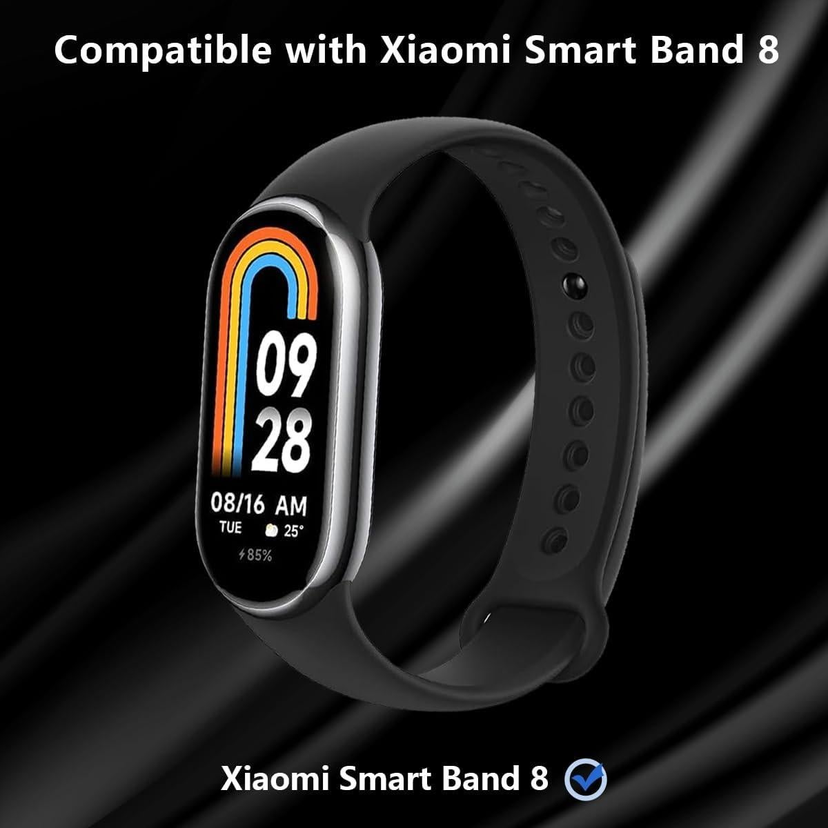 Paquete 3 Protectores Pantalla Xiaomi Smart Band 8 TPU