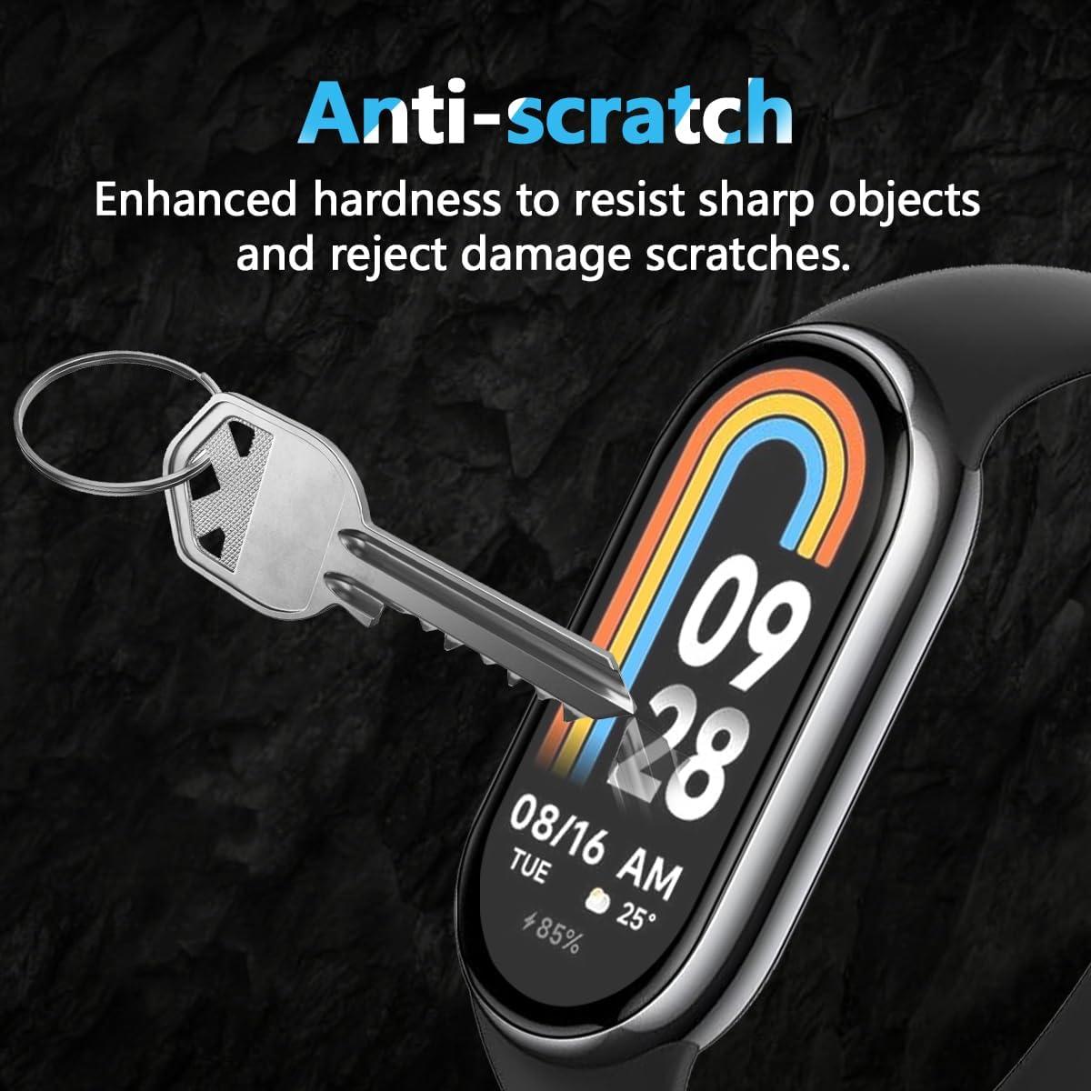 Paquete 3 Protectores Pantalla Xiaomi Smart Band 8 TPU