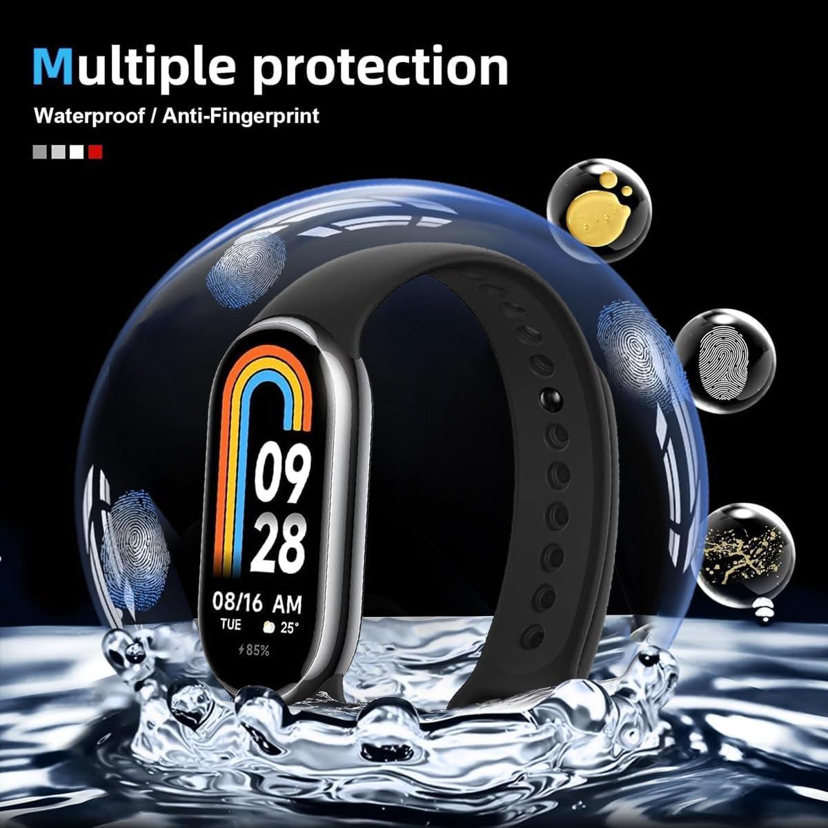 Paquete 3 Protectores Pantalla Xiaomi Smart Band 8 TPU