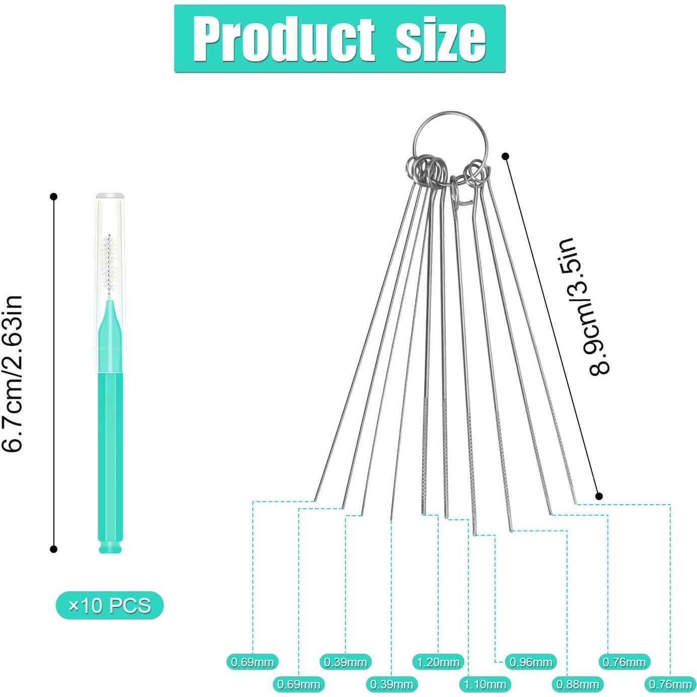 10 Limpiadores de Cabezal de Ducha NQEUEPN con Puntas de Aguja